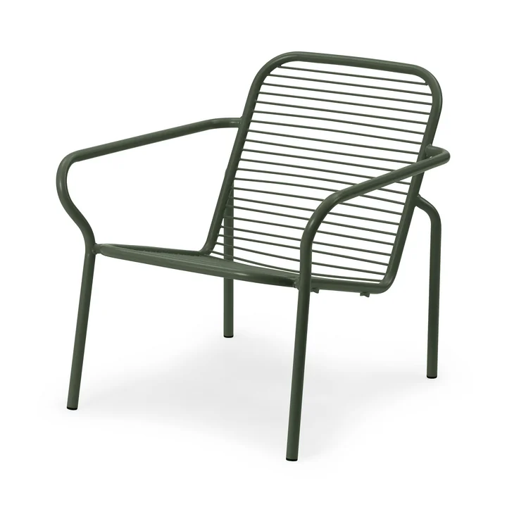Normann Copenhagen - Vig Lounge Chair, dunkelgrün