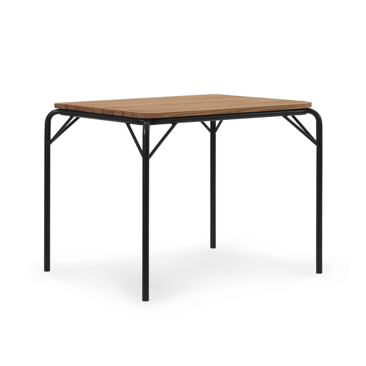 Normann Copenhagen - Vig Tisch, 90 x 80 cm, schwarz / robinie