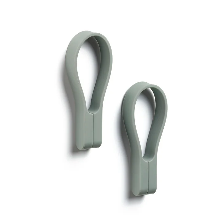 Zone Denmark - Loop Magnet Handtuchhalter, matcha green (2er-Set)