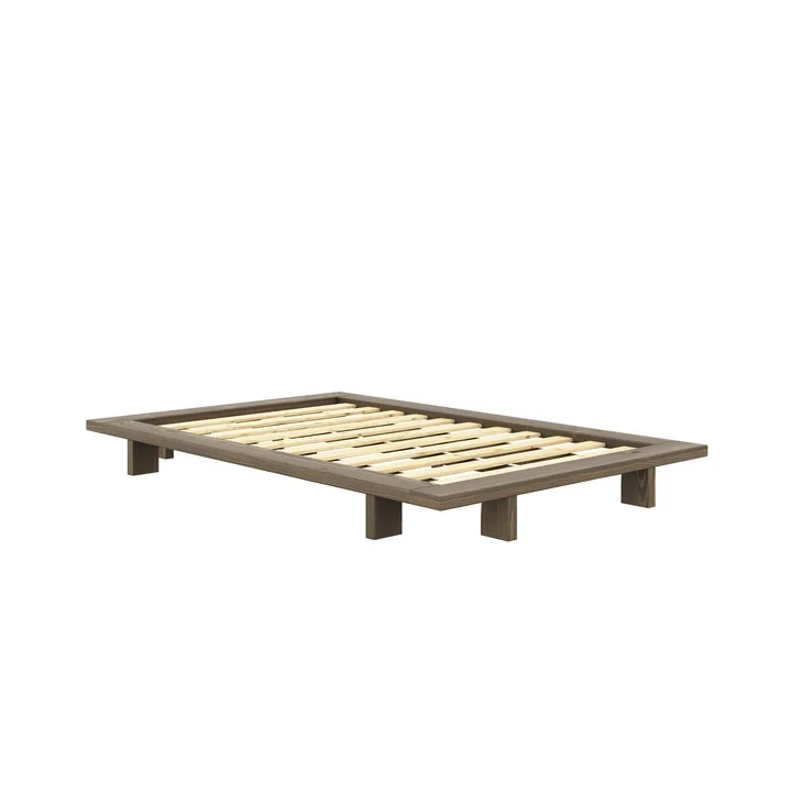 Karup - Japan Bett 120 x 200 cm, Kiefer carobbraun