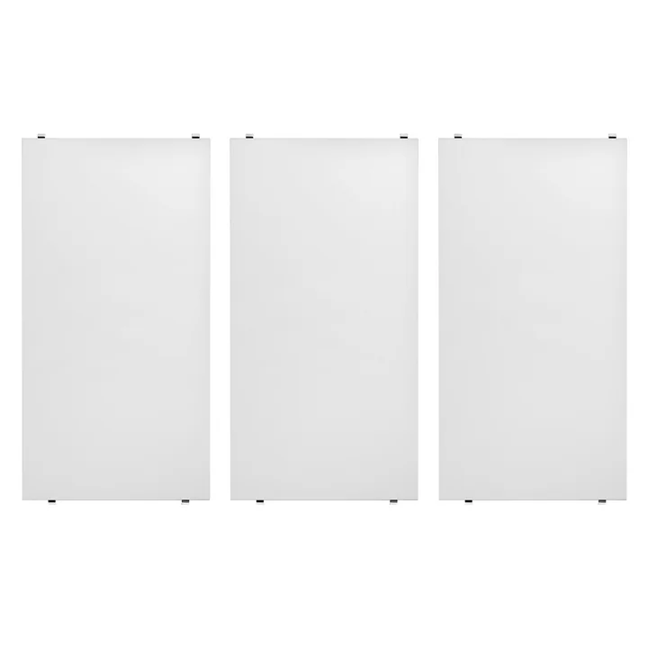String - Regalboden 58 x 30 cm (3er-Pack), weiß