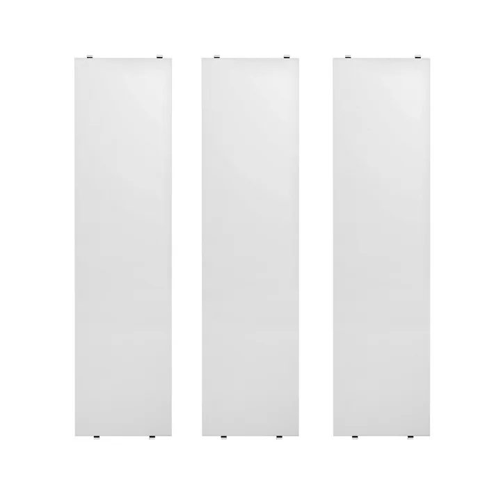 String - Regalboden 78 x 20 cm (3er-Pack), weiß lackiert