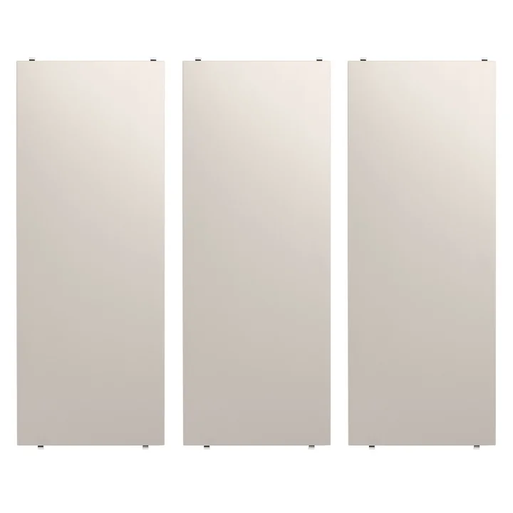 String - Regalboden 78 x 30 cm (3er-Pack), beige
