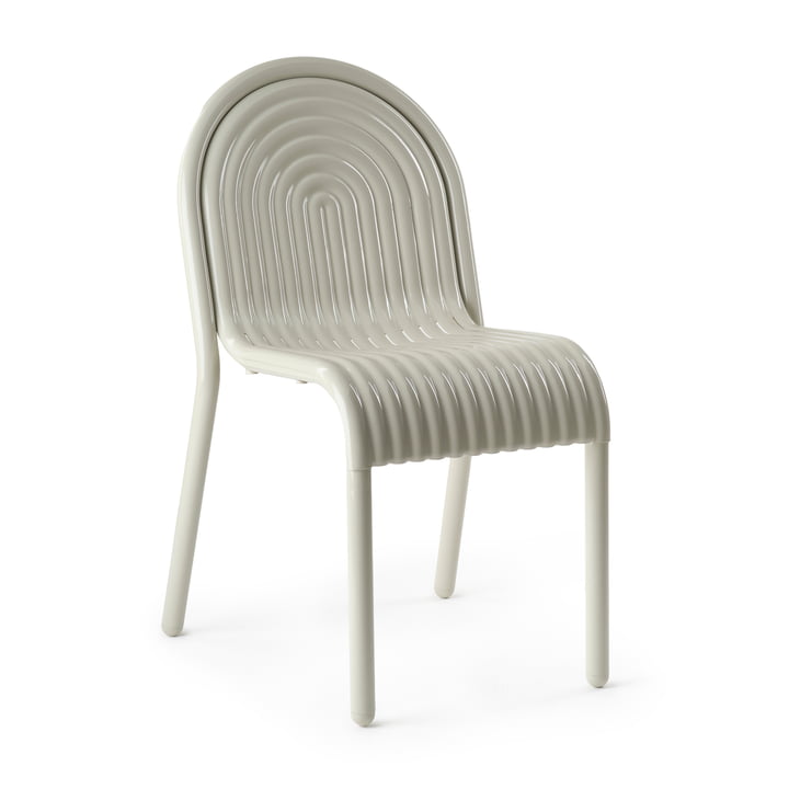 Tom Dixon - Groove Gartenstuhl, putty