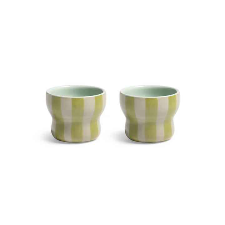 &klevering - Circus Becher 100 ml, grün (2er-Set)