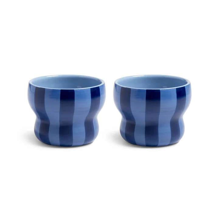 &klevering - Circus Becher 200 ml, blau (2er-Set)