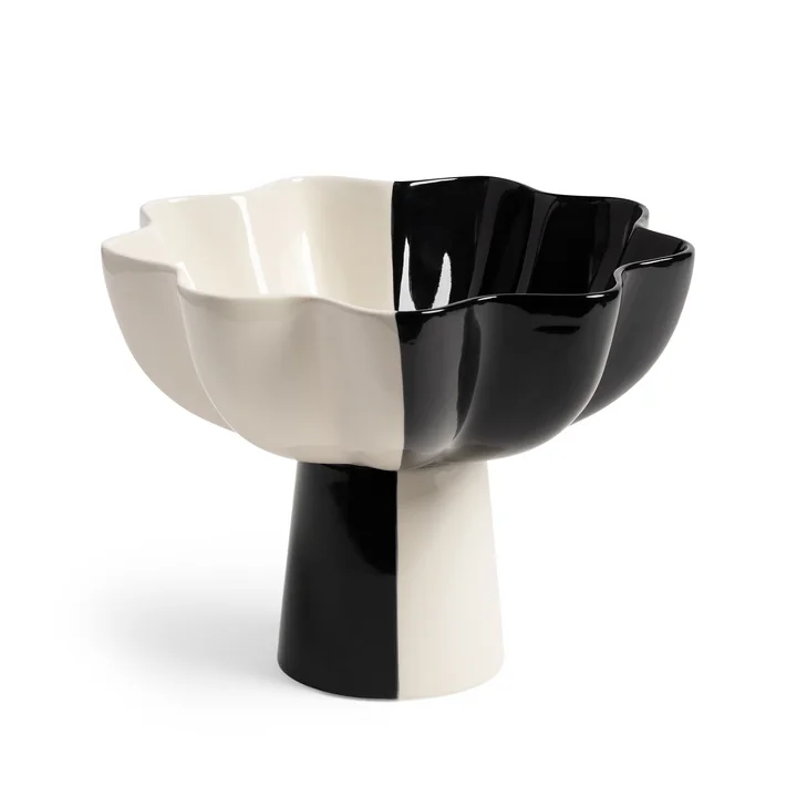 &klevering - Sun Schale Ø 24,5 cm, schwarz / weiß