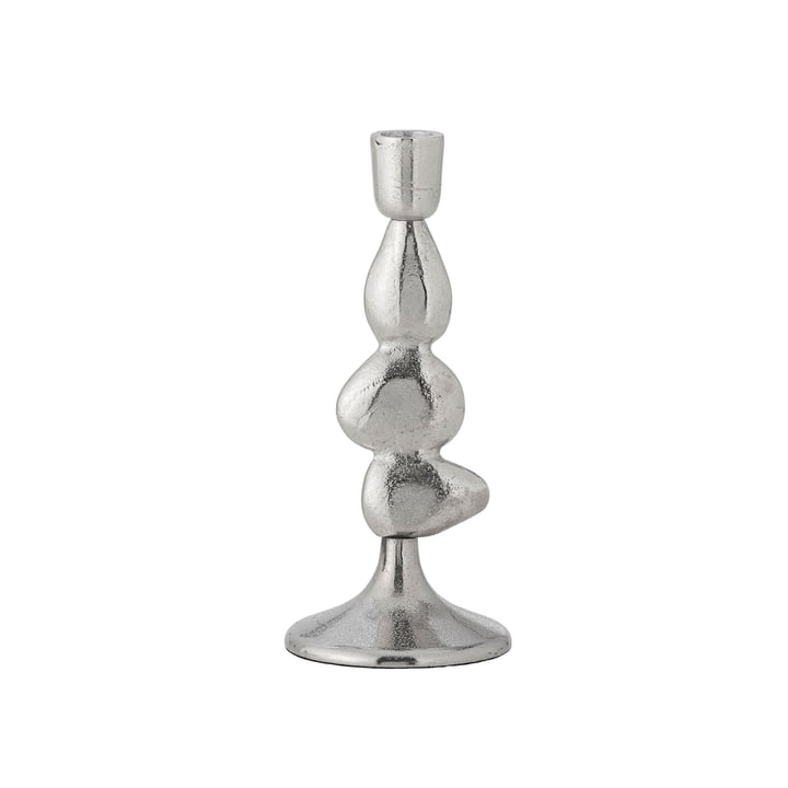 Bloomingville - Metina Kerzenständer, H 21 cm, silber