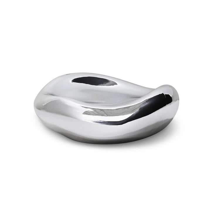 HKliving - Gleam Glas-Schale, Chrom