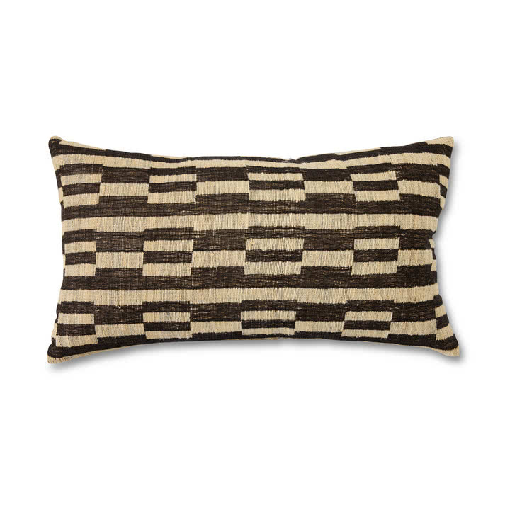 HKliving - Natural Kissen, 70 x 40 cm, monochrome