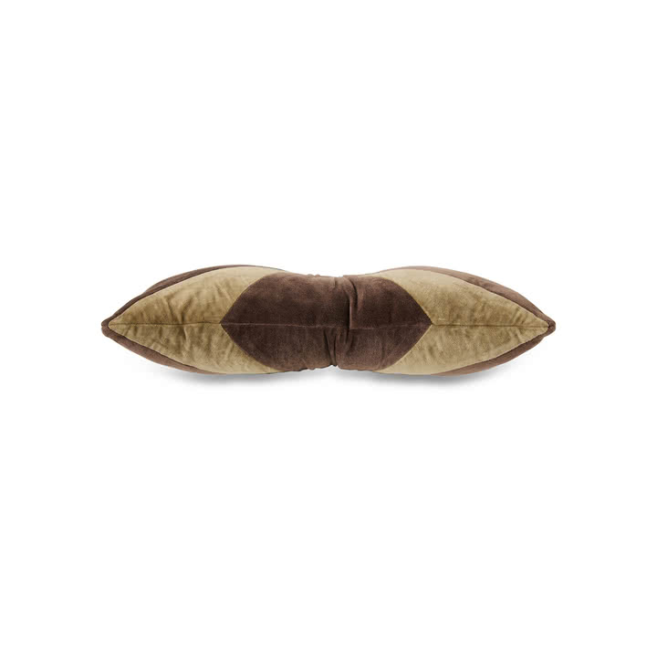HKliving - Samt-Kissen, 50 x 30 cm, braun