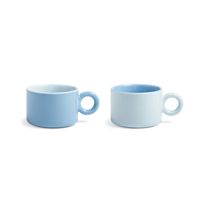 Chiquito Tasse, 0,2 L, hellblau (2er-Set)