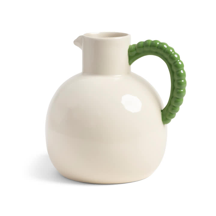 &klevering - Perle Karaffe, 2,5 L, grün / creme