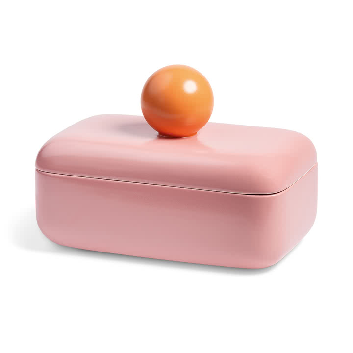 &klevering - Orb Aufbewahrungsdose, large, pink