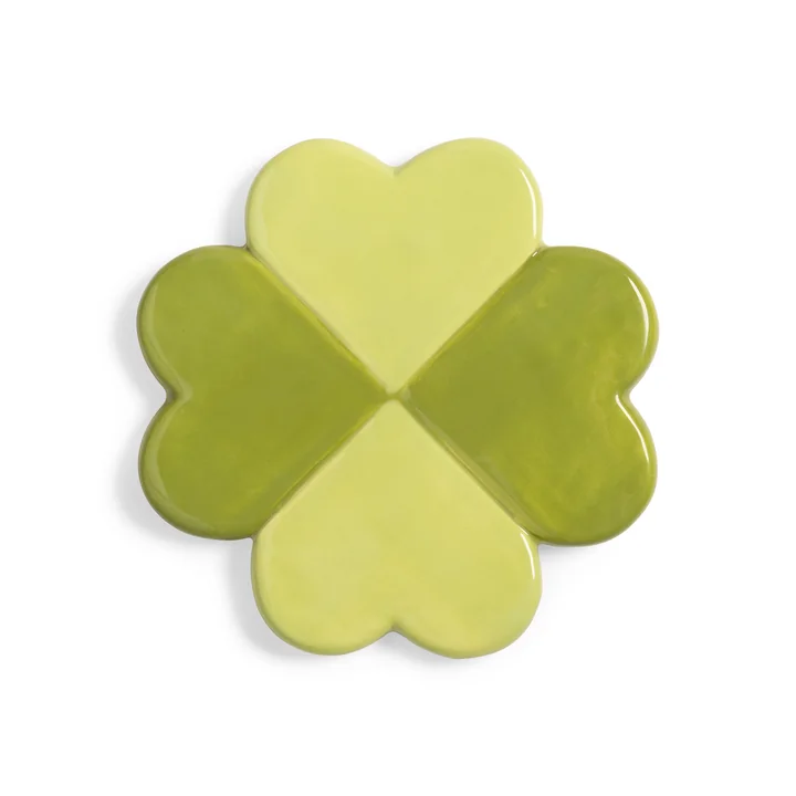 &klevering - Lucky Clover Untersetzter, Ø 10 cm, grün