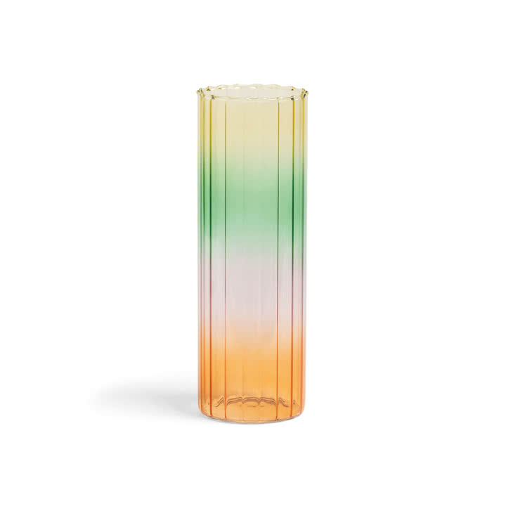 &klevering - Gradient Vase 24 x Ø 8 cm, multicolor