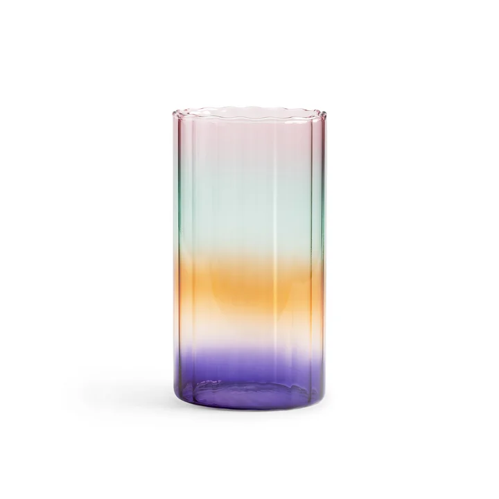 &klevering - Gradient Evening Vase 18,5 x Ø 10 cm, multicolor