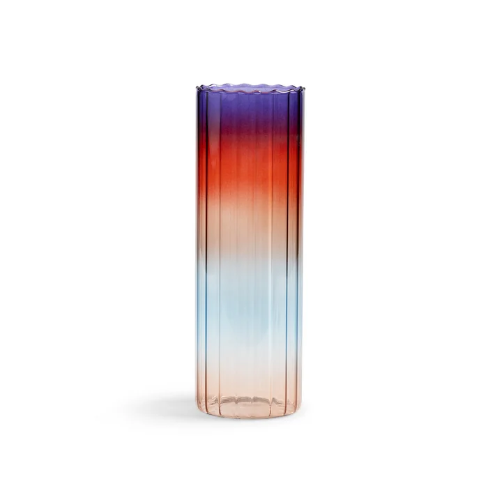 &klevering - Gradient Evening Vase 24 x Ø 8 cm, multicolor