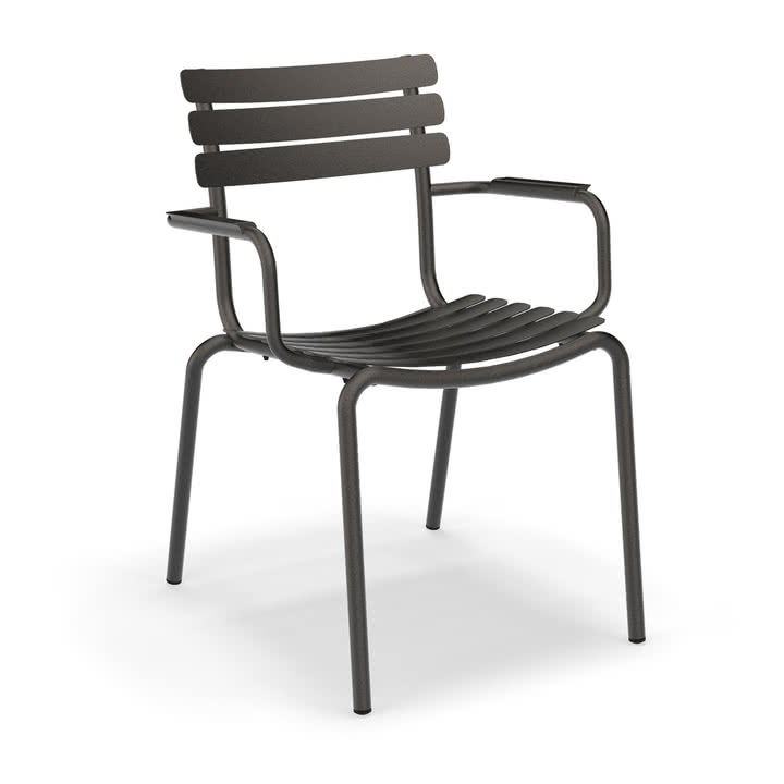 HOUE - Alua Outdoor Dining Armlehnstuhl, schwarz