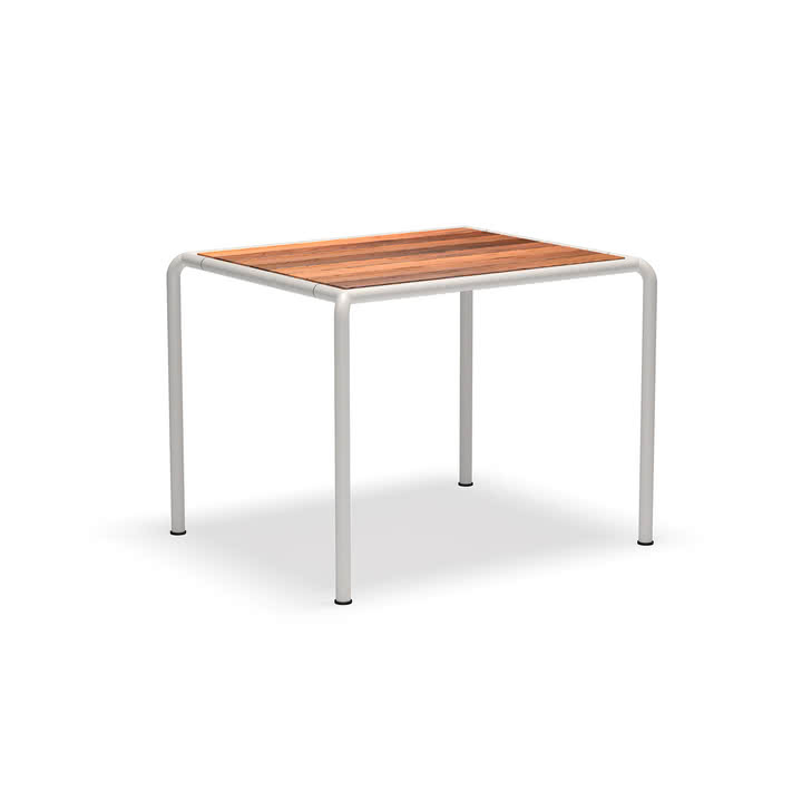HOUE - Avanti Outdoor Esstisch, 98 x 83 cm, Esche / muted white