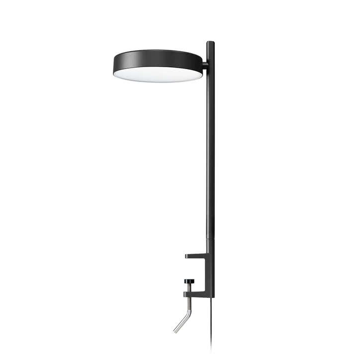 Wästberg - w242 Pastille alu LED Klemmleuchte c2, tiefschwarz RAL 9005