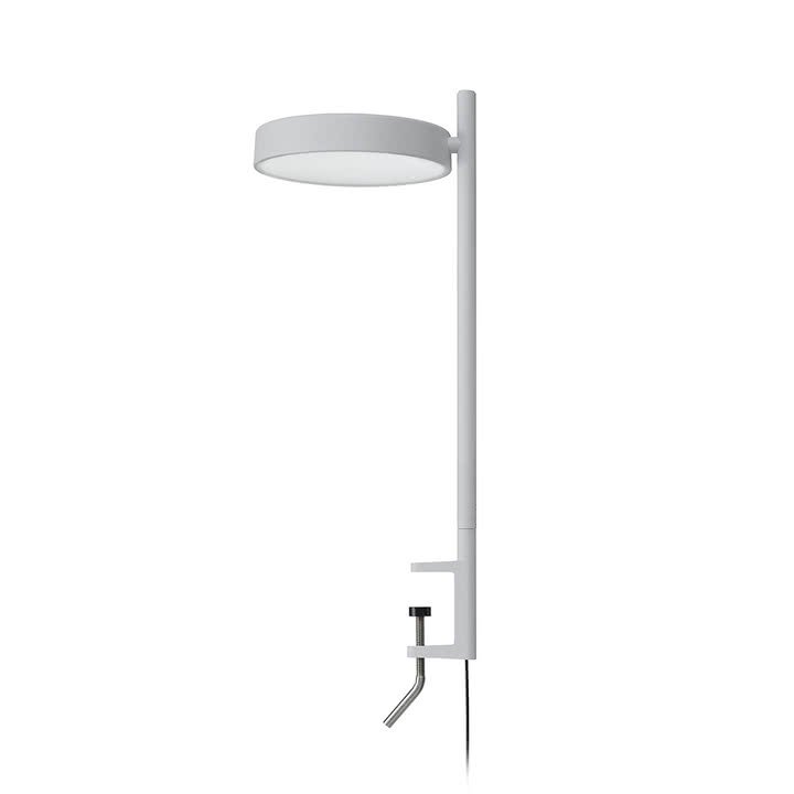 Wästberg - w242 Pastille alu LED Klemmleuchte c2, telegrau 4 RAL 7047