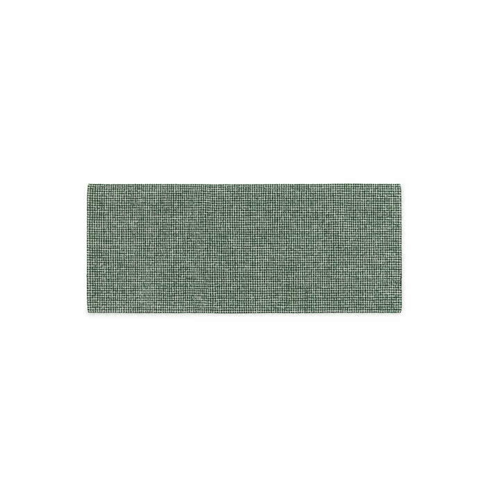 Normann Copenhagen - Flick Teppich 80 x 200 cm, off white / dunkelgrün