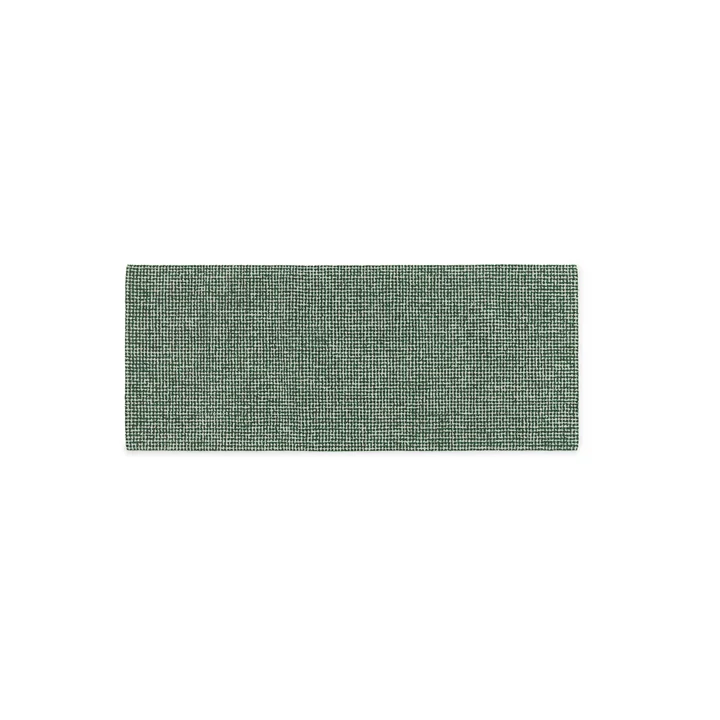 Normann Copenhagen - Flick Teppich 80 x 200 cm, off white / dunkelgrün