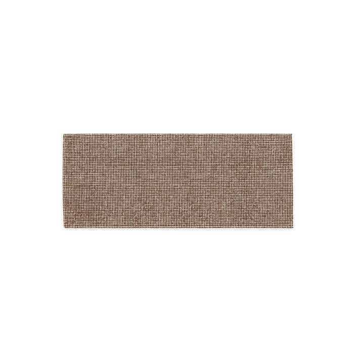 Normann Copenhagen - Flick Teppich 80 x 200 cm, off white / braun
