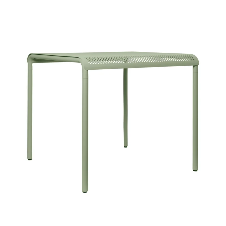 Ferm Living - Dapple Gartenesstisch, 80 x 80 cm, tea green