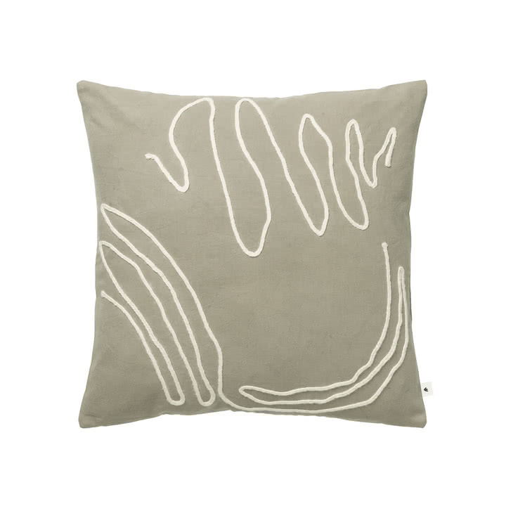 Ferm Living - Jot Kissen, 50 x 50 cm, elm green