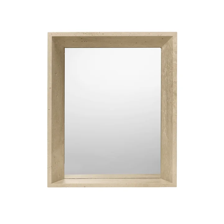 Ferm Living - Lancet Spiegel, 53 x 63,5 cm, sand