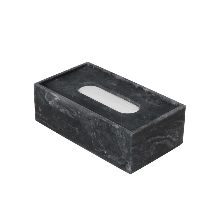 Ferm Living - Mist Kosmetiktücherbox, charcoal