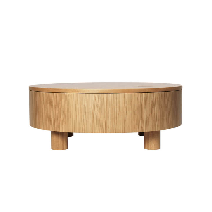 Ferm Living - Olles Aufbewahrungstisch, Eiche natur