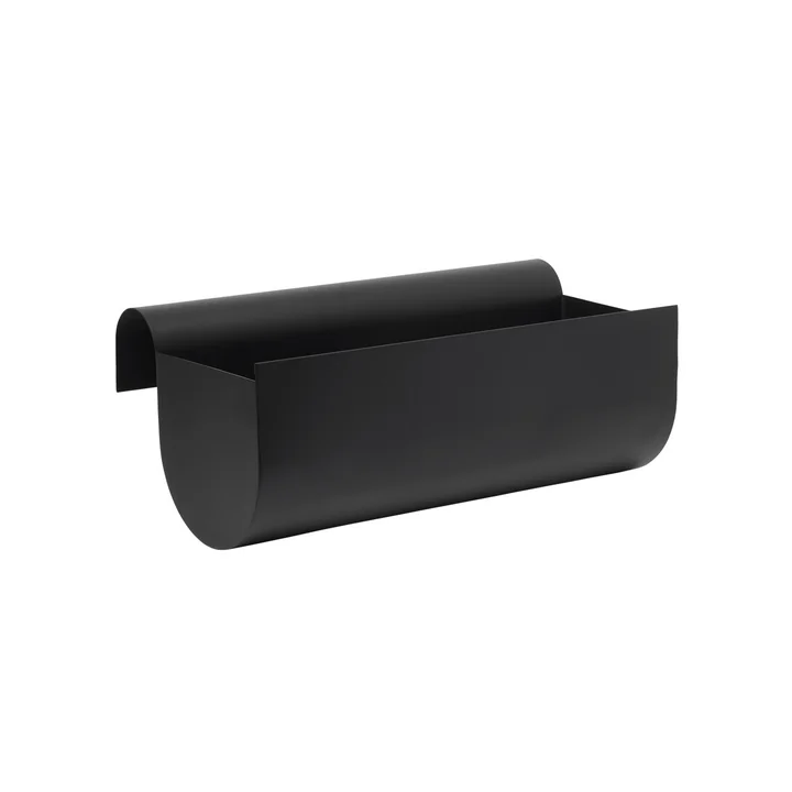 Ferm Living - Uma Balkonkasten, medium, schwarz
