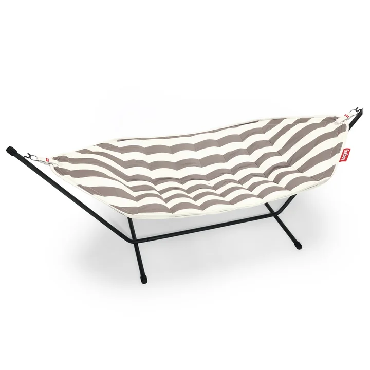 Fatboy - Headdemock Superb Hängematte, schwarz / kakao gestreift