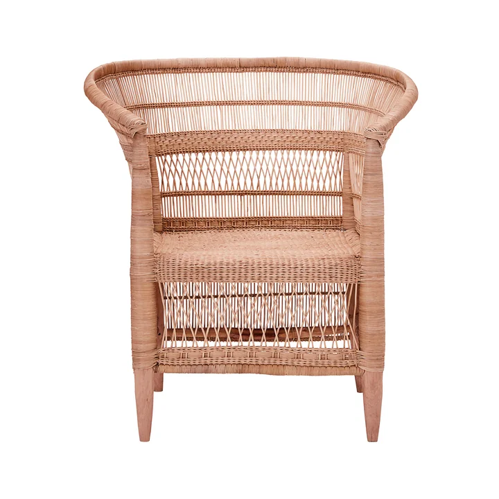House Doctor - Rika Rattan-Stuhl, natur