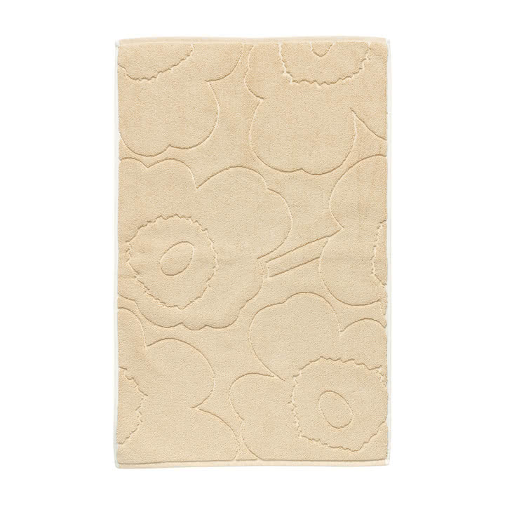 Marimekko - Piirto Unikko Badematte, 50 x 80 cm, straw / off-white 