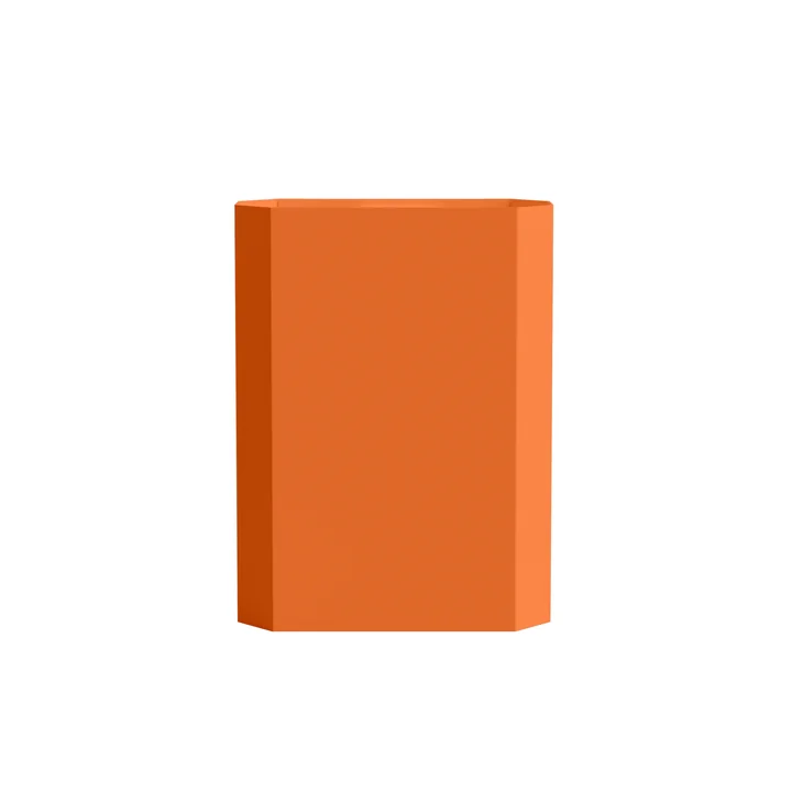 Nichba Design - Papiereimer für die Wand, 12 L, orange