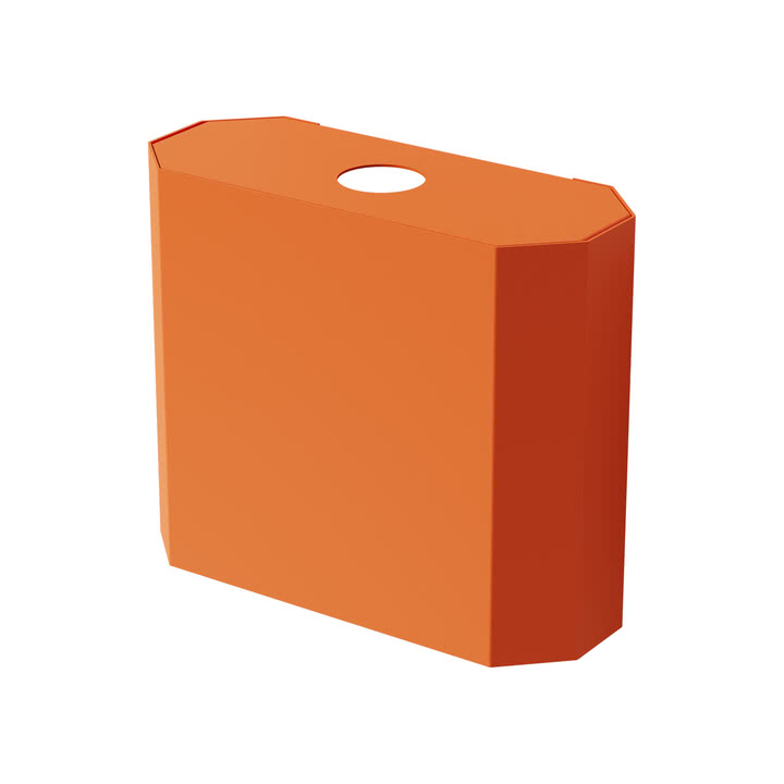 Nichba Design - Papierspender für die Wand, orange