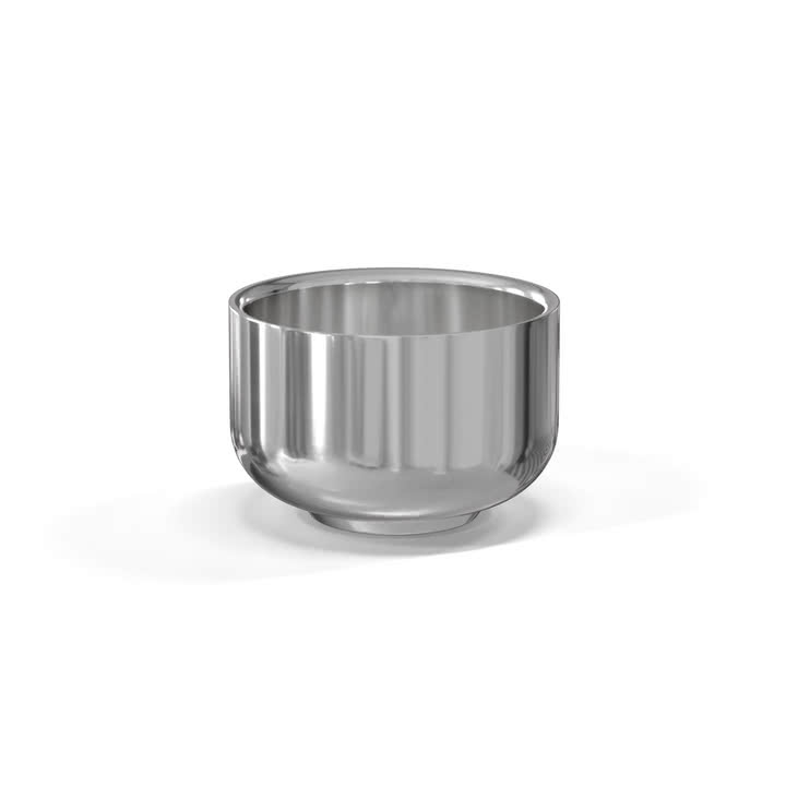 Nichba Design - Thermo-Espressotasse, Ø 8 x 5,5 cm, Edelstahl