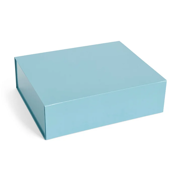 HAY - Colour Aufbewahrungsbox magnetisch L, ocean blue