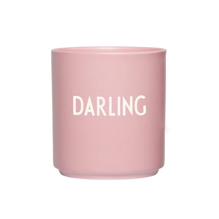 Design Letters - AJ Favourite Porzellan Becher, Darling / creole pink