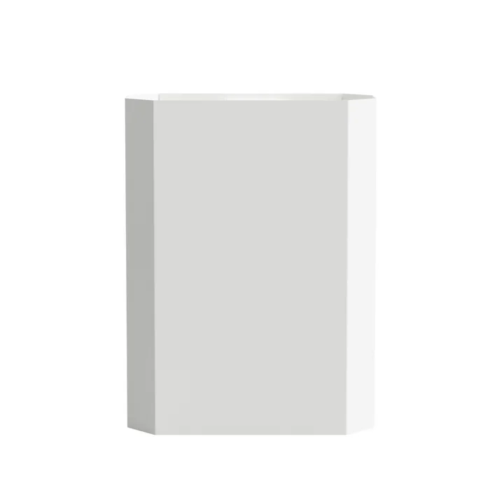 Nichba Design - Papiereimer für die Wand, 48 L, weiß