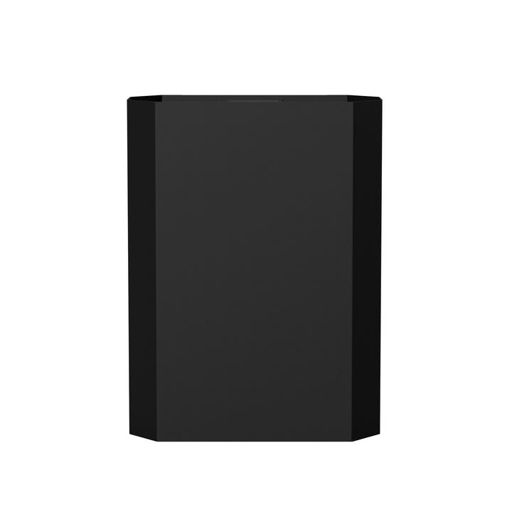 Nichba Design - Papiereimer für die Wand, 48 L, schwarz