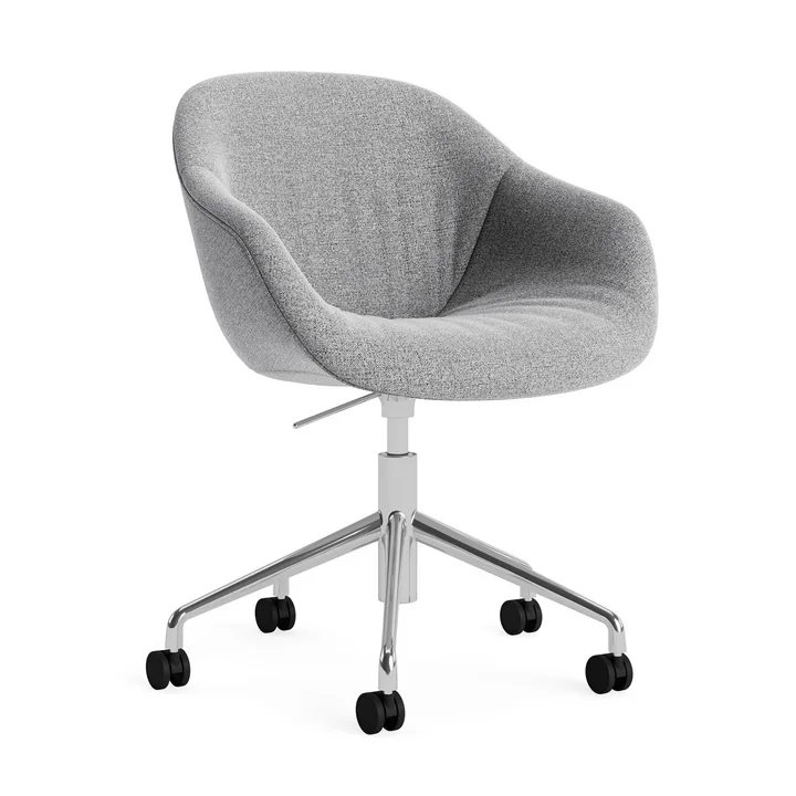 HAY - About A Chair AAC 253 Soft, Aluminium poliert / Hallingdal 130