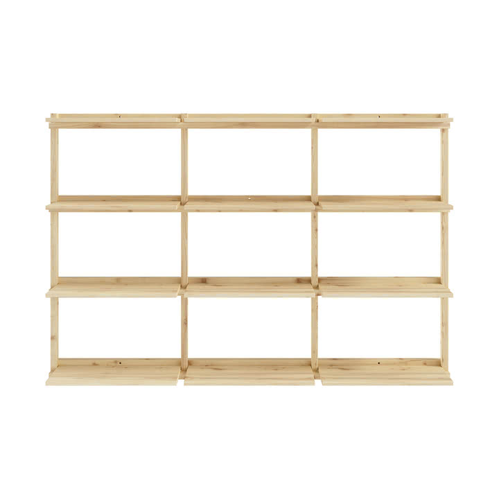 Karup Design - Groove Wandregal, Big, H 127 x 192 cm, Kiefer natur