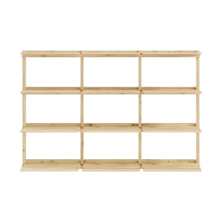 Karup Design - Groove Wandregal, Big, H 127 x 192 cm, Kiefer natur