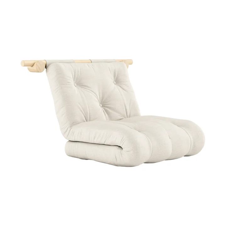 Karup - Hooked 75 Sofabett inkl. Bravo Matratze 75 x 200 cm, linen