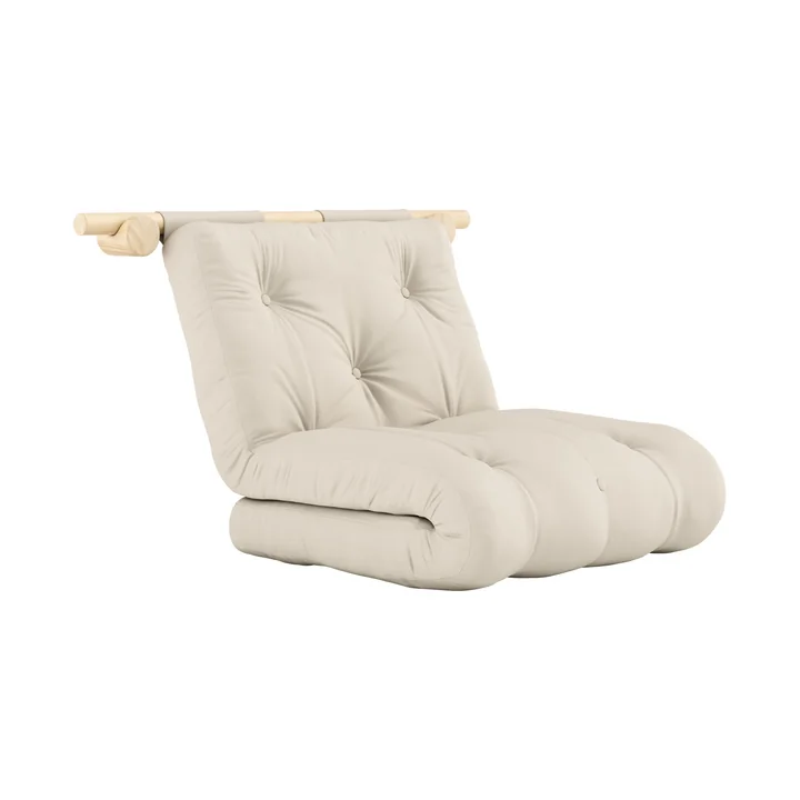 Karup - Hooked 75 Sofabett inkl. Bravo Matratze 75 x 200 cm, beige